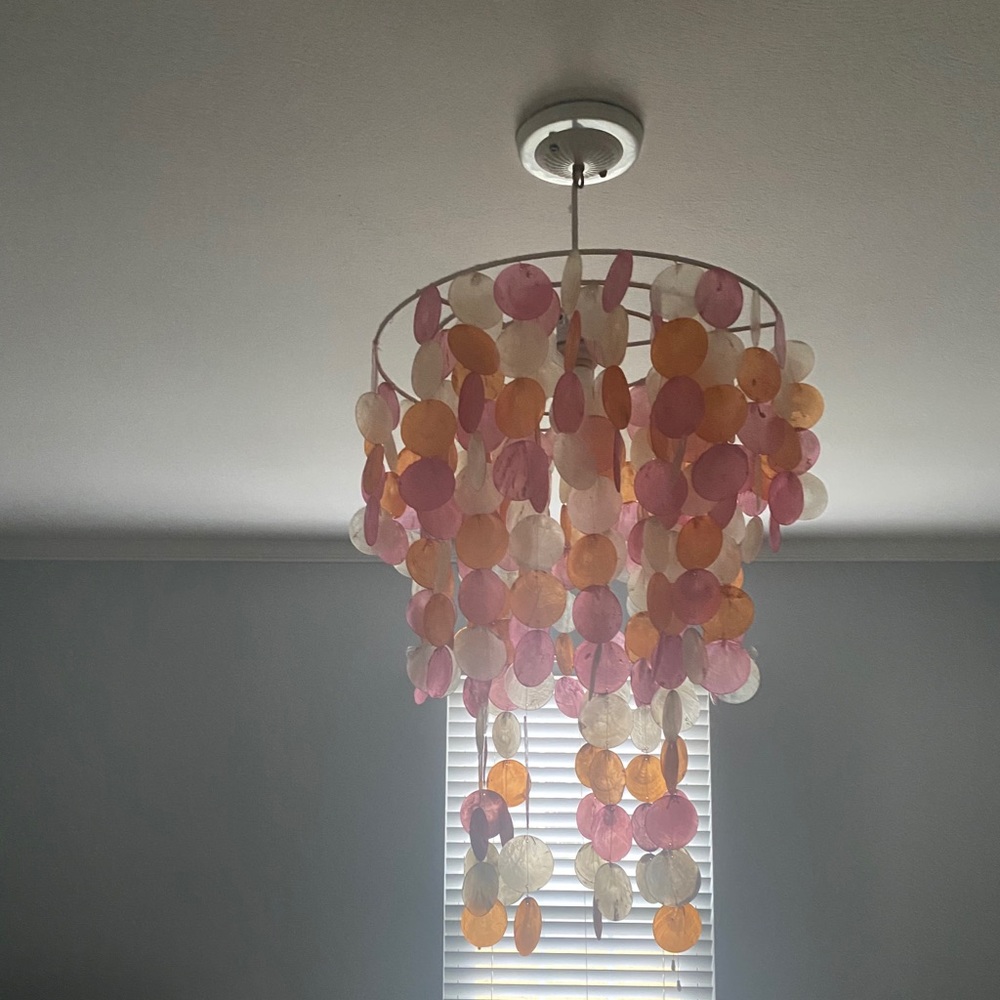 Potter Barn Teen (Capiz) Shell Ceiling Light